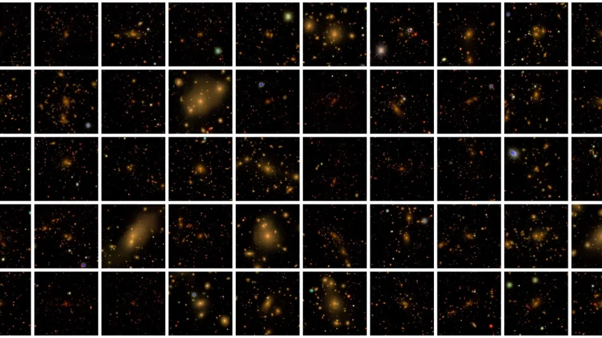 Estudo Mapeia Enormes Aglomerados De Galáxias, Alguns Dos Maiores Objetos Cósmicos Conhecidos, Oferecendo Novos Insights Sobre Como O Universo Se Formou E As Regras Que O Governam Hoje. Crédito: Dark Energy Survey