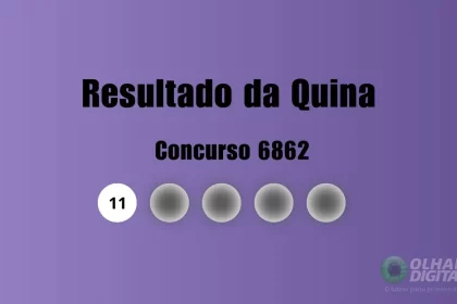 Veja Na Matéria Os Números Sorteados Do Concurso 6862 Da Quina (Imagem: Olhar Digital) Veja Na Matéria Os Números Sorteados Do Concurso 6862 Da Quina (Imagem: Olhar Digital)