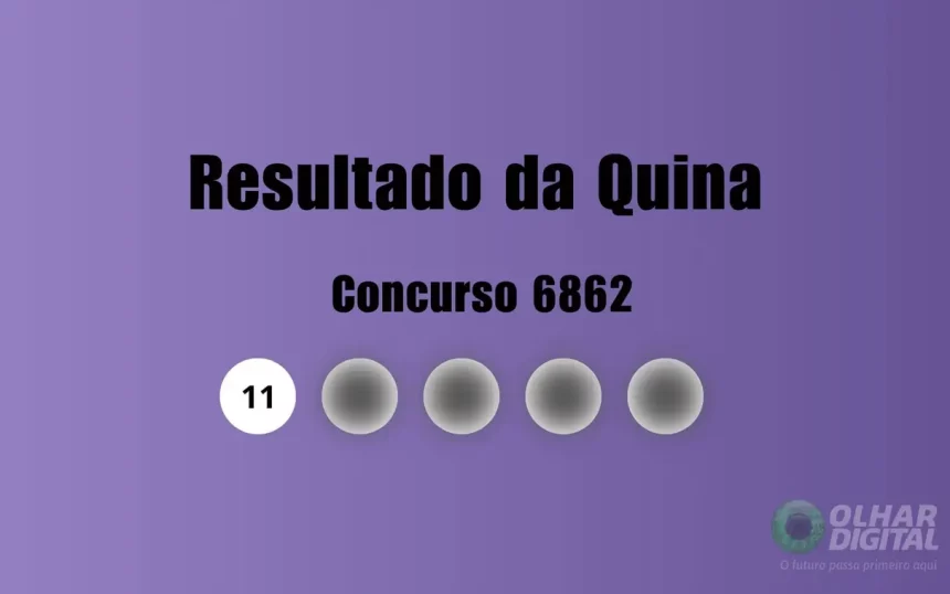 Veja Na Matéria Os Números Sorteados Do Concurso 6862 Da Quina (Imagem: Olhar Digital) Veja Na Matéria Os Números Sorteados Do Concurso 6862 Da Quina (Imagem: Olhar Digital)