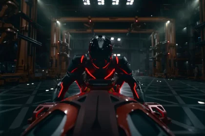 Jared Leto Como Ares Em Tron: Ares (Imagem: Leah Gallo. © 2025 Disney Enterprises, Inc. All Rights Reserved)