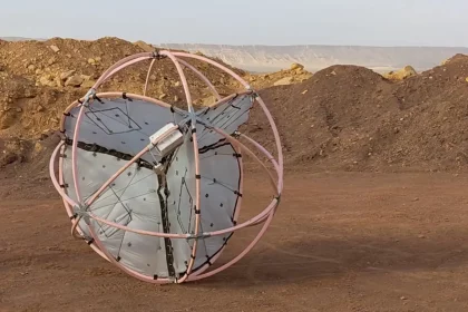 Robô Tumbleweed Se Movimenta Usando Apenas A Força Do Vento (Imagem: Kingsnorth Et Al./Europlanet)