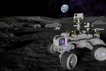 Ilustração De Um Rover Lunar Da Zeno, Empresa Que Irá Aplicar Baterias Nucleares Em Tecnologia Da Nasa. (Imagem: Divulgação / Zeno Power)
