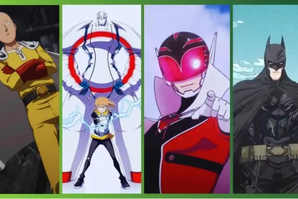 Crédito: One Punch Man, Heroman, Go Go Loser Ranger E Batman Ninja (Divulgação/Reprodução)