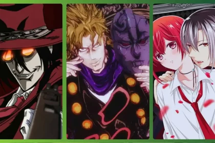 Animes De Vampiro: Hellsing, Jojo Phantom Blood E Vampire Dormitory (Divulgação/Reprodução)
