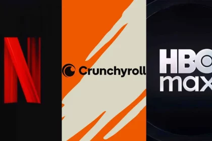 Logo Do Netflix, Crunchyroll E Hbomax (Reprodução/Divulgação)