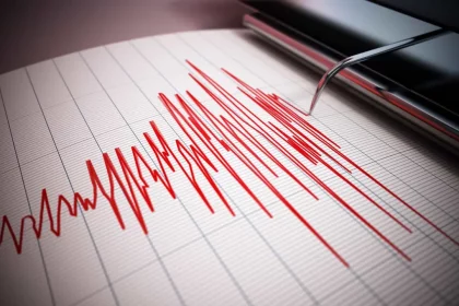 Leitura Gráfica De Uma Onda De Choque Causada Por Terremotos (Imagem: Destinadesign/Shutterstock)