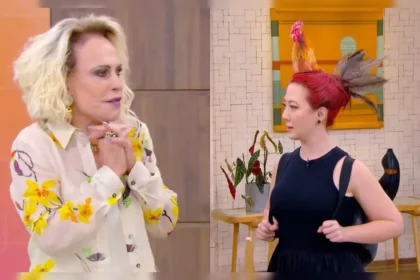 Ana Maria Braga Se Assusta Com Visual De Repórter No 'Mais Você'; Veja. Fotos: Reprodução / Globo