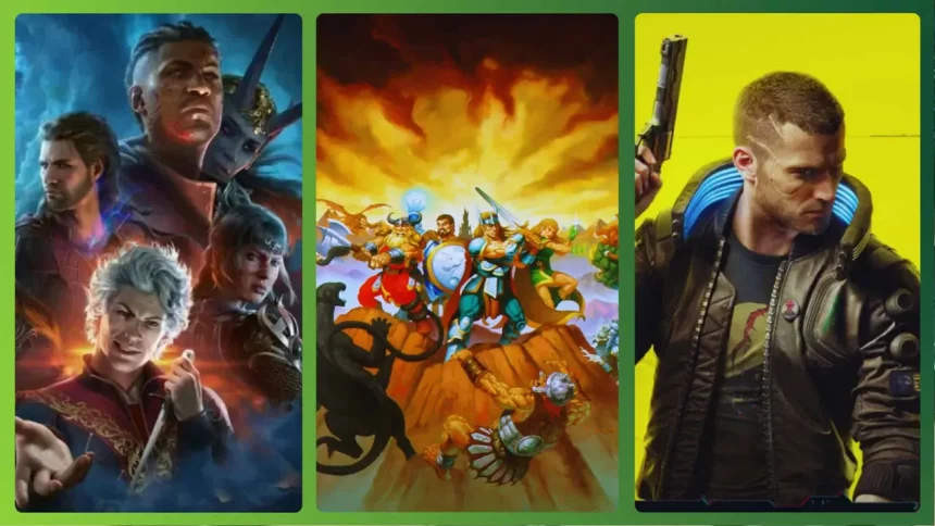 Jogos Inspirados Em Rpgs De Mesa: Baldurs Gate, Tower Of Doom E Cyberpunk 2077 (Divulgação)