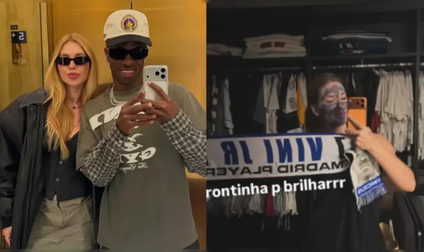 Influenciadora Arrumou Acessório Para Fazer Parte Da Torcida.