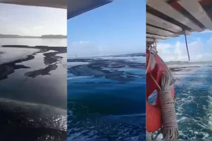 Extensa Mancha Foi Registrada Por Pescadores.  Extensa Mancha Foi Registrada Por Pescadores. 