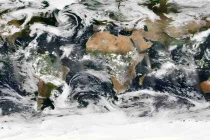 Primeira Imagem Global Registrada Pelo Sensor Mersi-Iii A Bordo Do Satélite Fy-3H. Imagem: National Satellite Meteorological Centre - Cma / Divulgação
