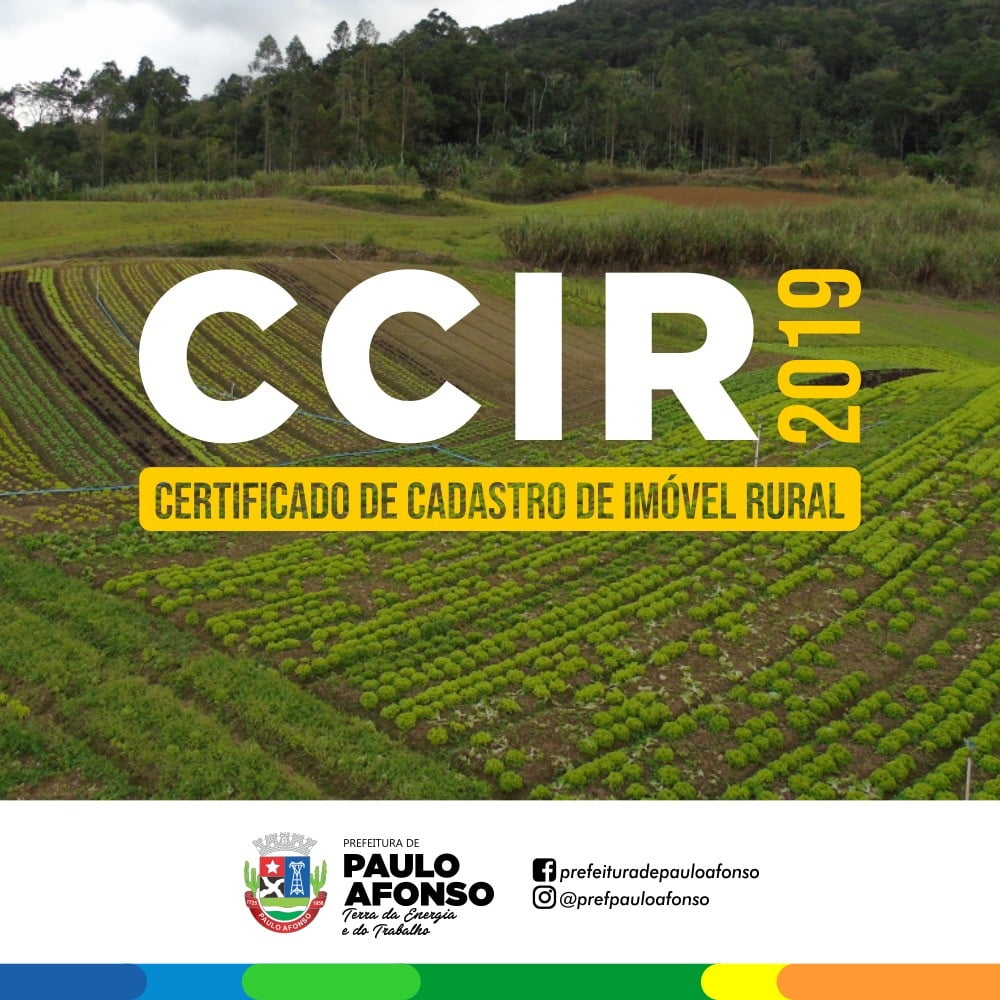 Paulo Afonso: Emissão Do Certificado De Cadastro De Imóvel Rural Está Sendo Realizado Pela Prefeitura
