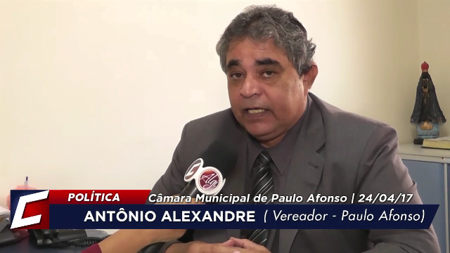 Vereador Antônio Alexandre Diz Que A Oposição Votará Contra A Renovação Do Contrato Com A Embasa