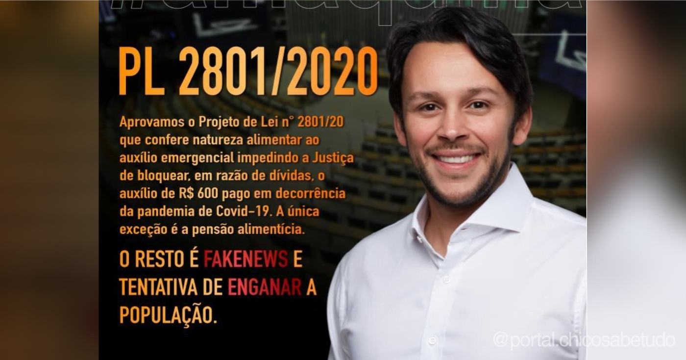 Dep Mario Junior Comemora Aprovação Da Pl Que Impede A Justiça De Bloquear Auxílio Emergencial De R$ 600