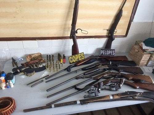 Polícia Apreende 10 Armas E Mais De 140 Munições Durante Operação Em Mata Grande- Al