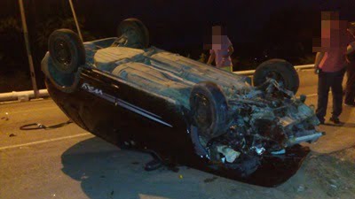 Motorista Capota Após Perder Controle Do Carro E Bater De Frente Com Outro Veículo Em Paulo Afonso