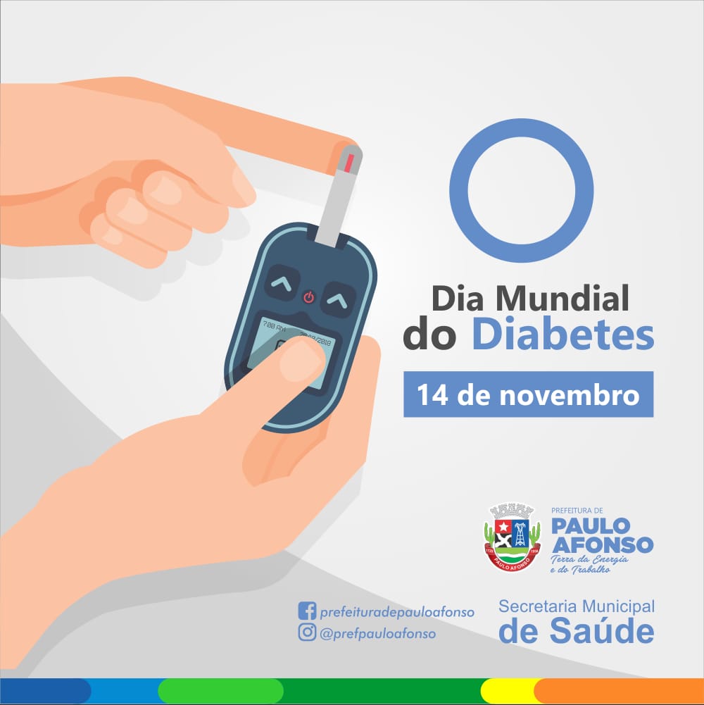 Paulo Afonso: Caminhadas E Atividades Marcam O Dia Mundial Do Diabetes Na Próxima Quinta-Feira (14)